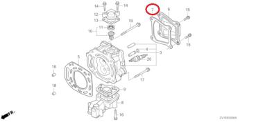 Ventildeckeldichtung 12391-ZVD-000