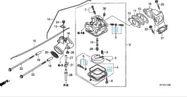 Vergaser Dichtsatz 16010-881-A00