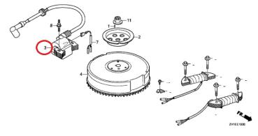 Zündspule 30500-ZV1-G01