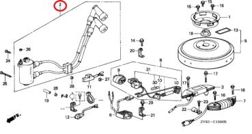 Zündspule 30500-ZV8-G01