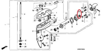 Wellendichtring 91253-ZV0-003