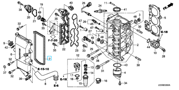 Ventildeckeldichtung 12312-ZZ3-000