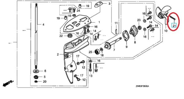 Splint 90757-ZV0-000